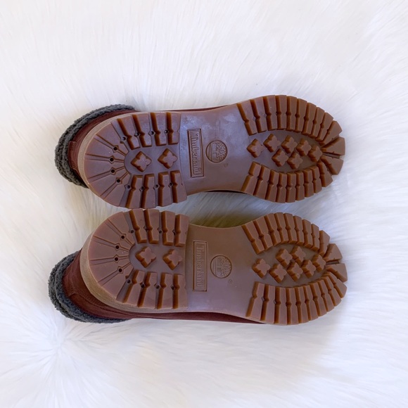 Timberland Burgundy Premium 6” Waterproof Boots - Picture 6 of 6